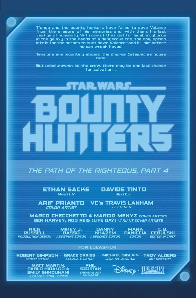 STAR WARS BOUNTY HUNTERS #40