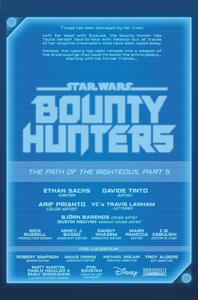 STAR WARS BOUNTY HUNTERS #41