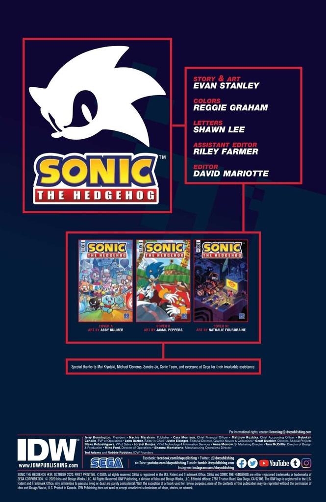 Sonic The Hedgehog #34 (1:10 Fourdraine Variant)