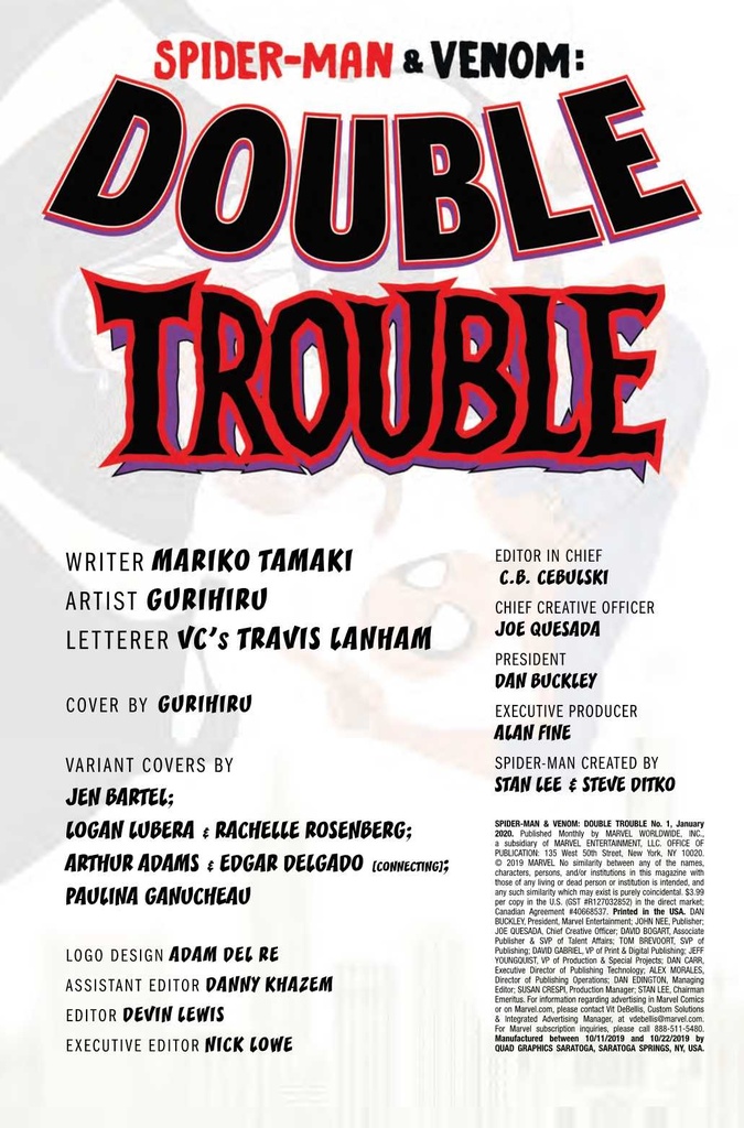 Spider-Man & Venom: Double Trouble #1 of 4