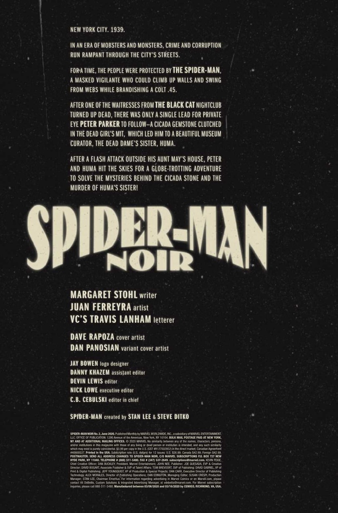 Spider-Man Noir #2 of 5