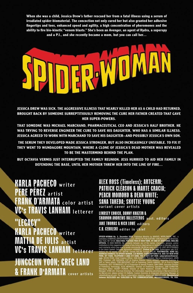 Spider-Woman #5 (Gleason Spider-Woman By Night Horror Variant)