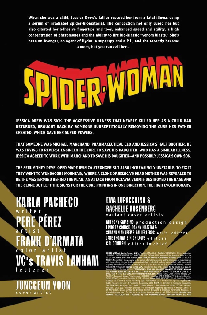 Spider-Woman #6 (Lupacchino Variant)