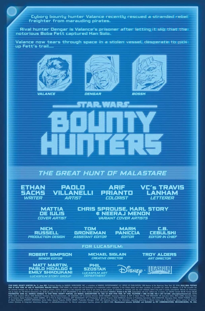 Star Wars: Bounty Hunters #11