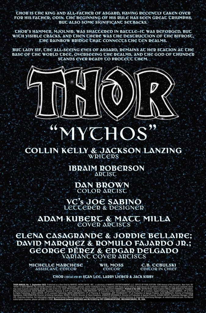 THOR ANNUAL #1