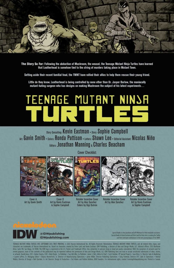 TMNT ONGOING #143 CVR A SMITH