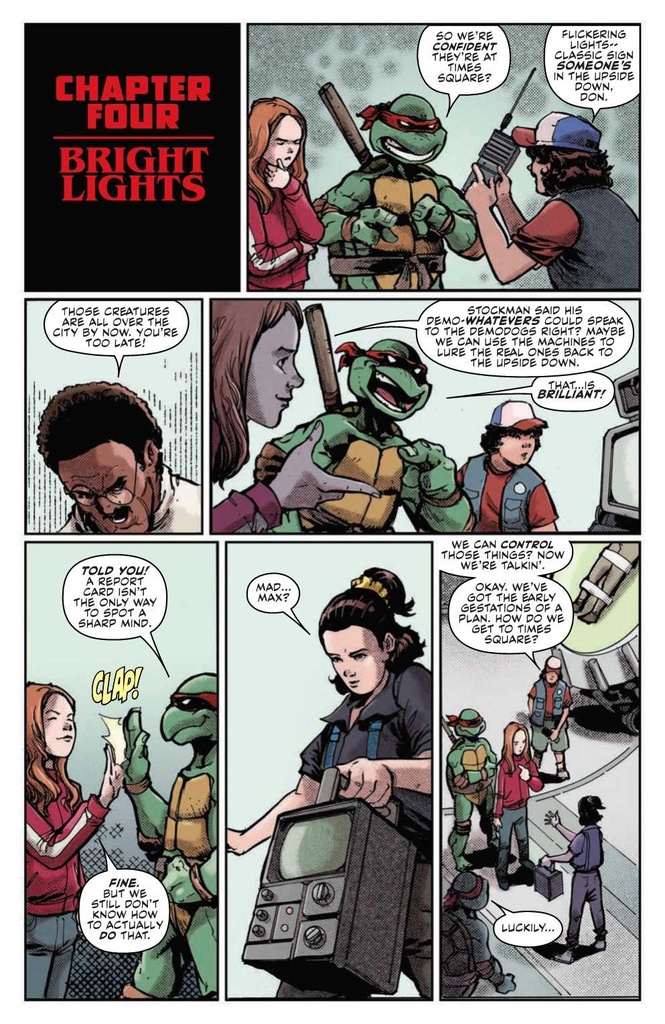 TMNT X STRANGER THINGS #4 CVR C WOODALL