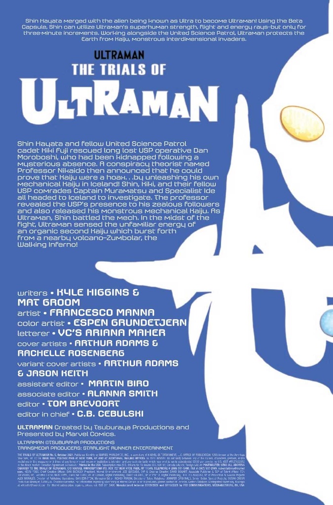 TRIALS OF ULTRAMAN #5 (OF 5)