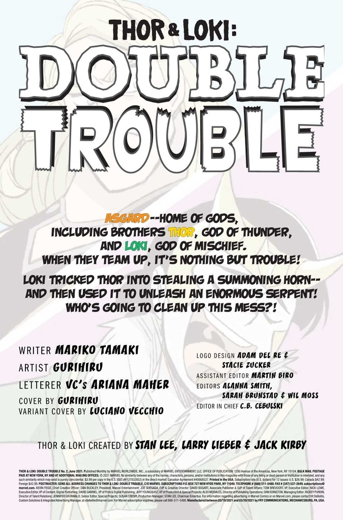 Thor & Loki: Double Trouble #2 of 4