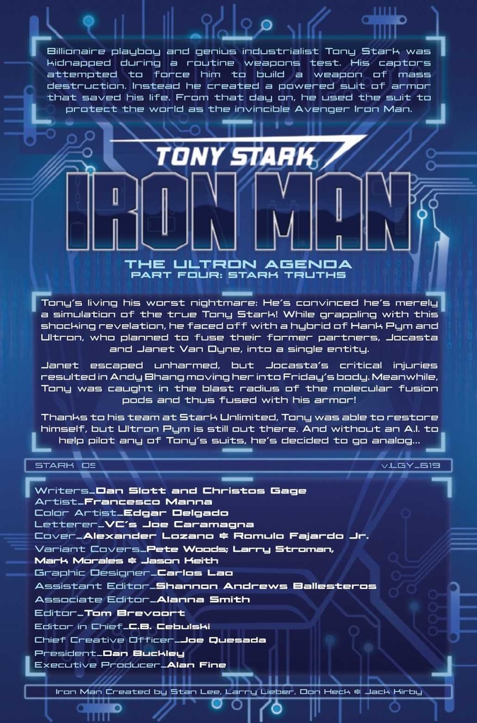 Tony Stark: Iron Man #19