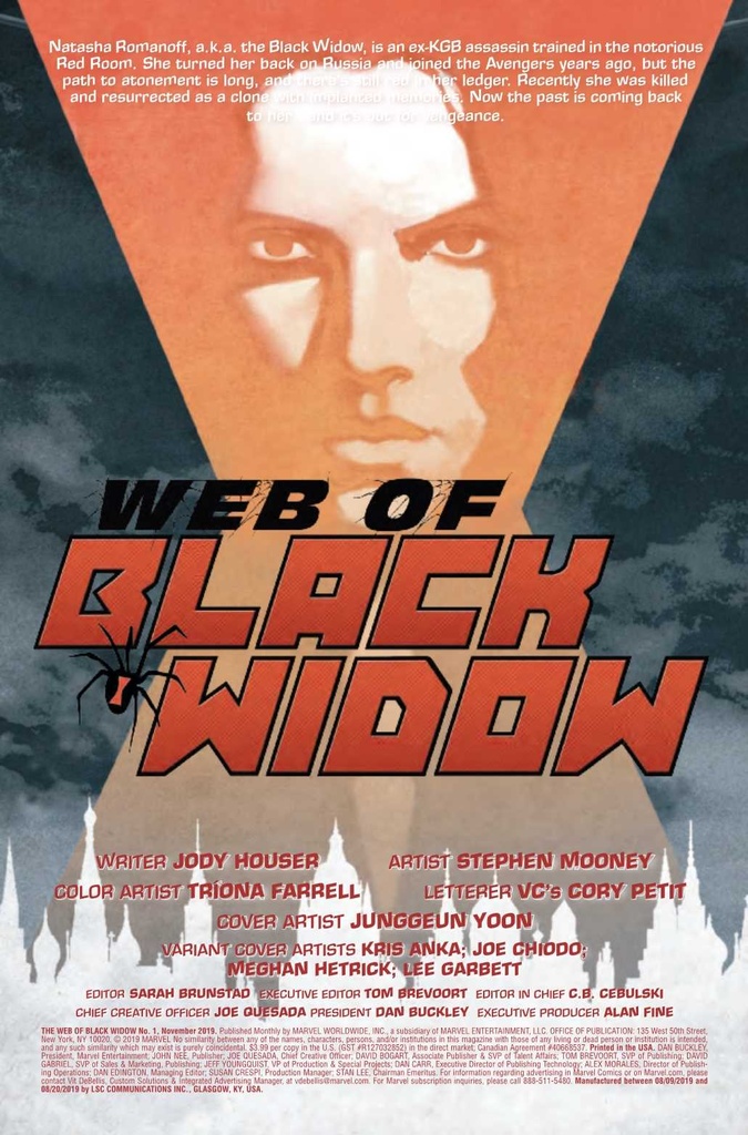 Web Of Black Widow #1 of 5