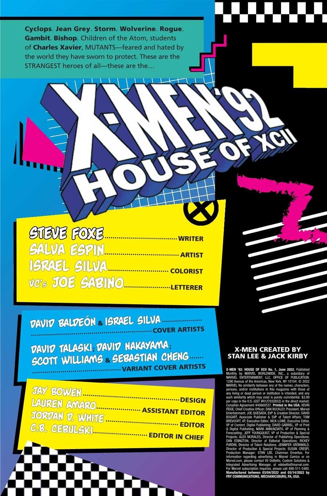 X-MEN 92 HOUSE OF XCII #1 (OF 5)