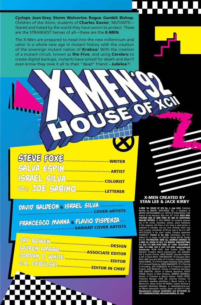 X-MEN 92 HOUSE OF XCII #2 (OF 5)