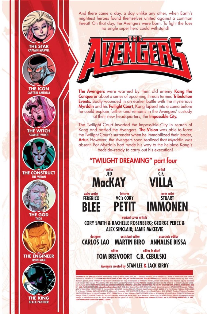 AVENGERS #10