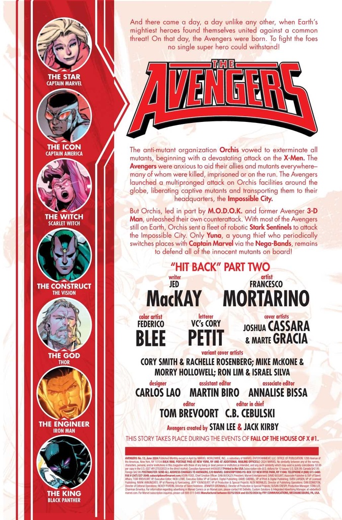 AVENGERS #13 TBD ARTIST WRAP AROUND VAR