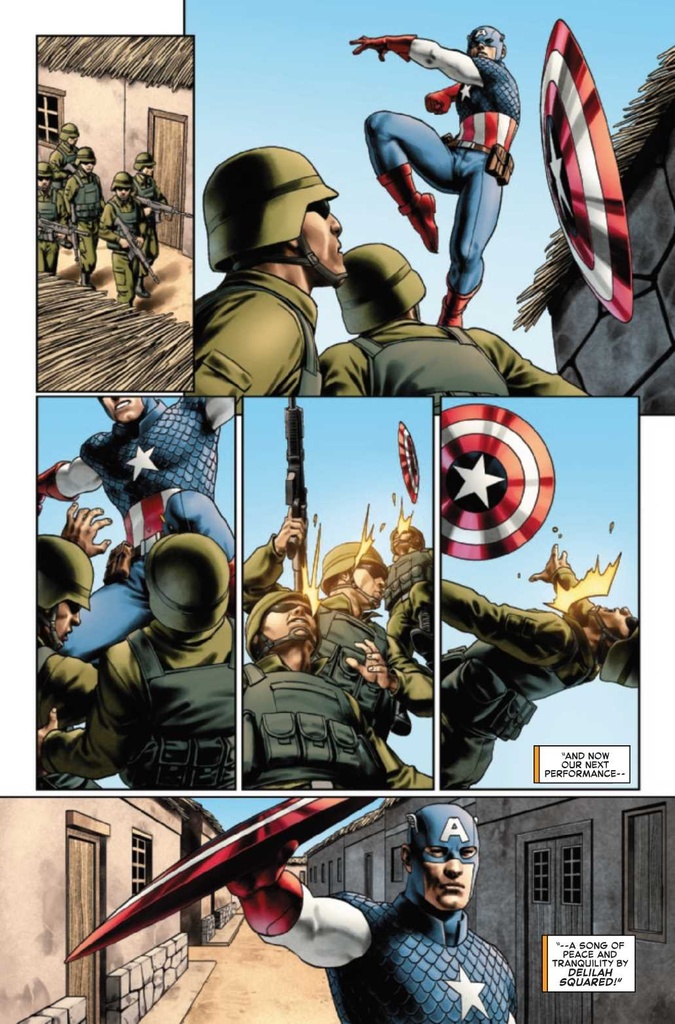 CAPTAIN AMERICA #9 LEINIL YU BLACK COSTUME VAR