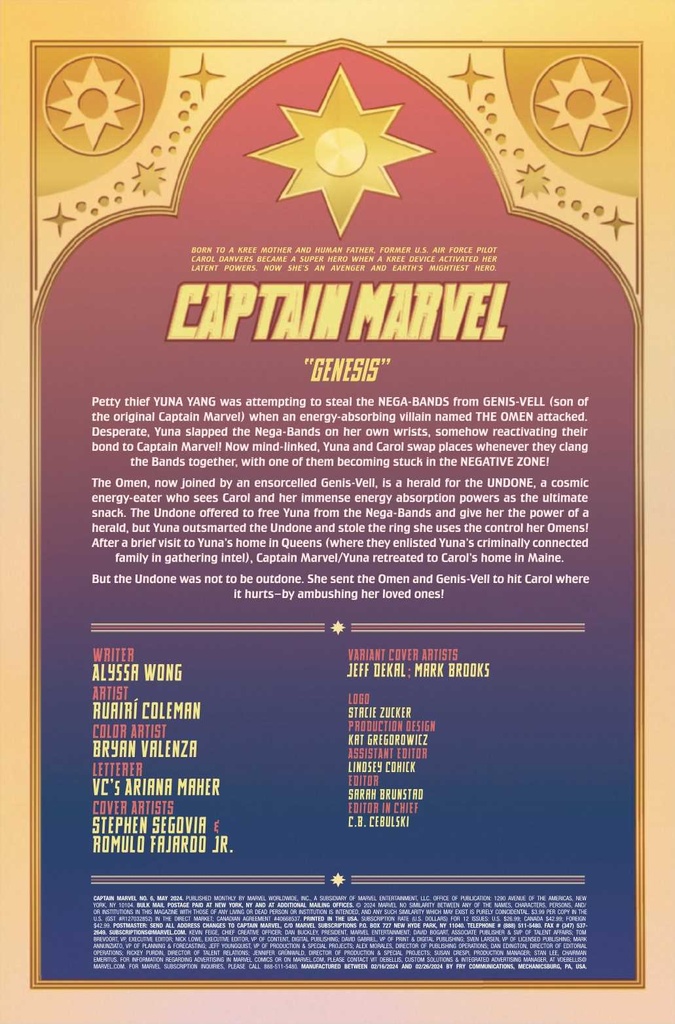 CAPTAIN MARVEL #6