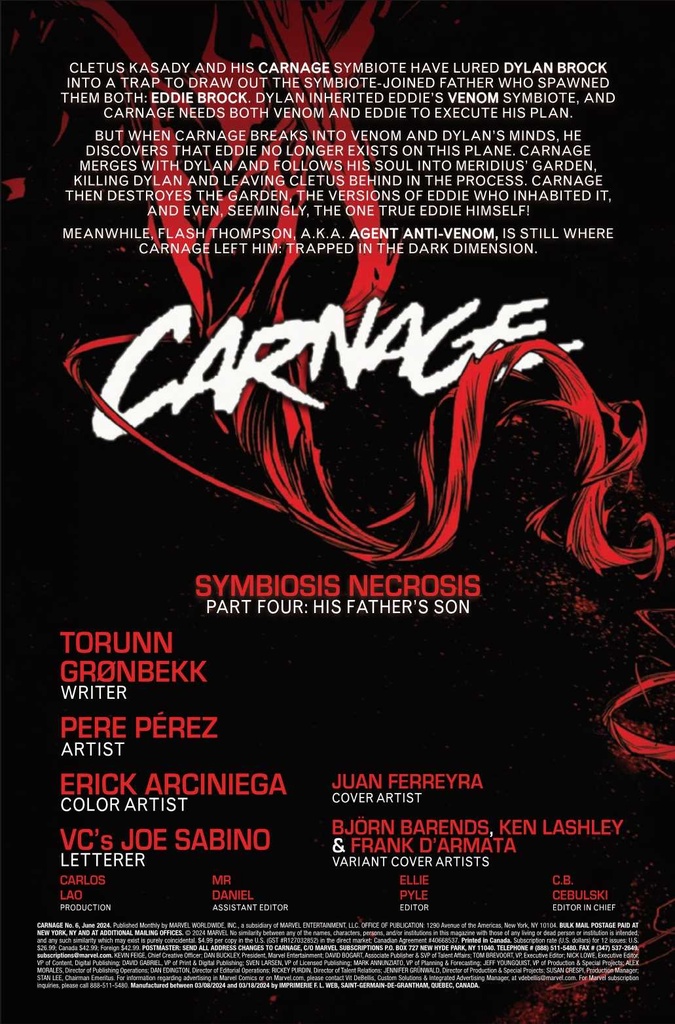 CARNAGE #6 KEN LASHLEY CONNECTING VAR