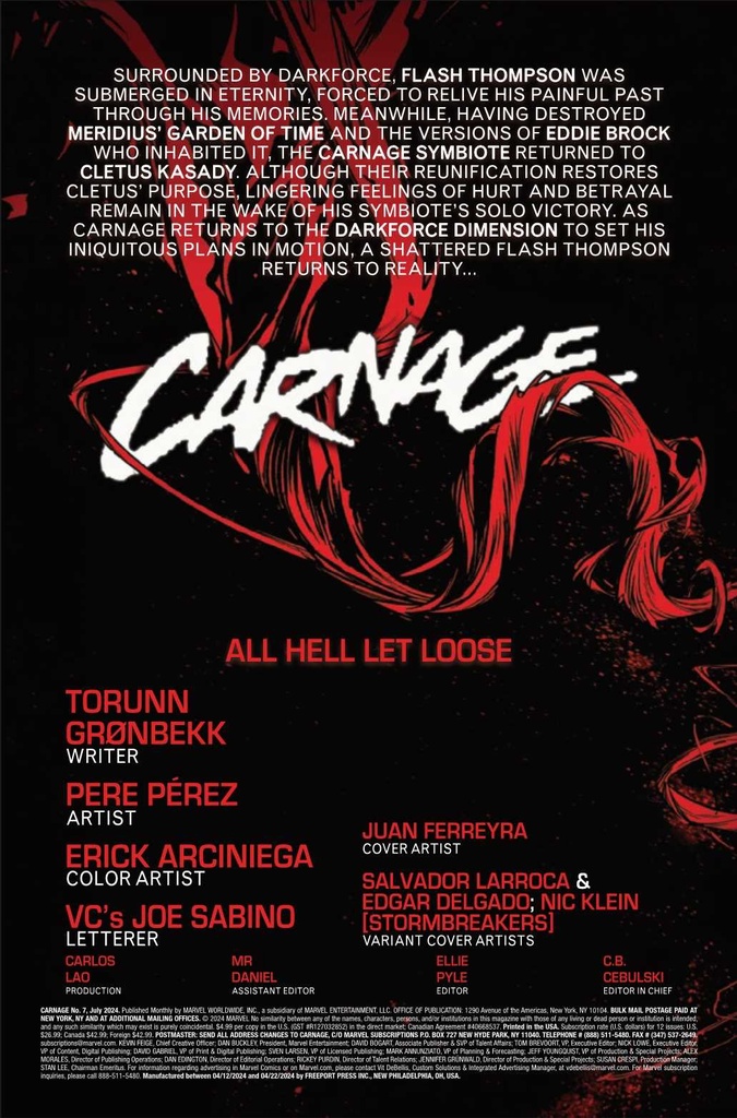 CARNAGE #7