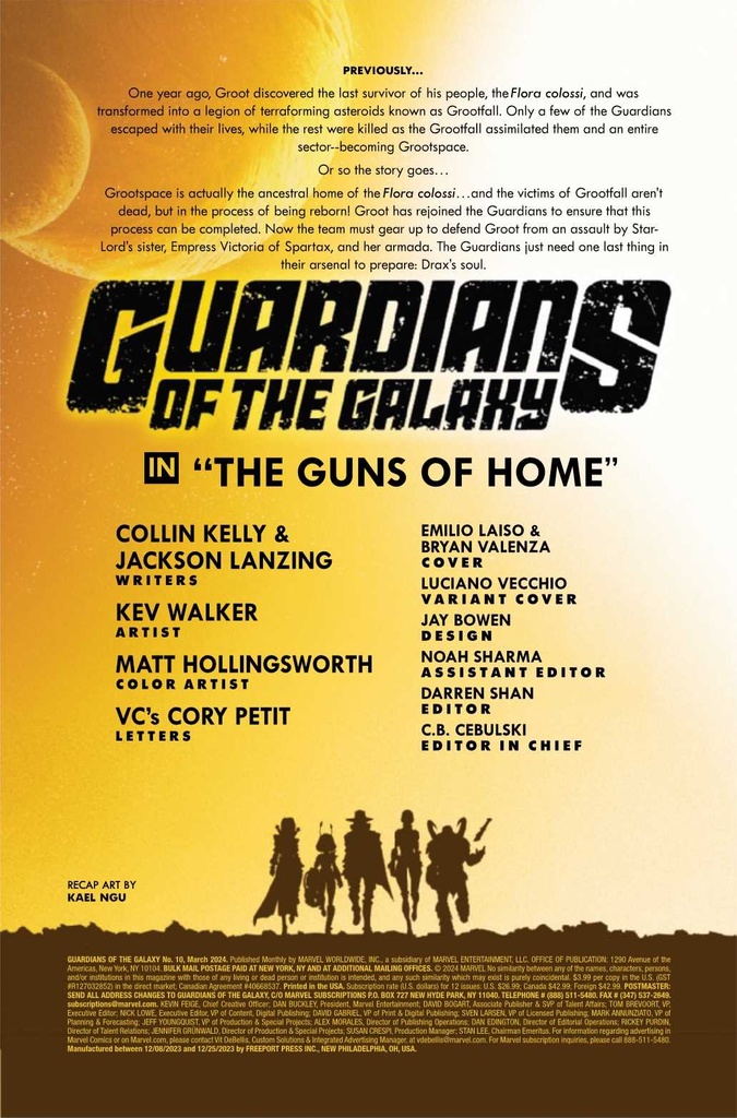 GUARDIANS OF THE GALAXY #10