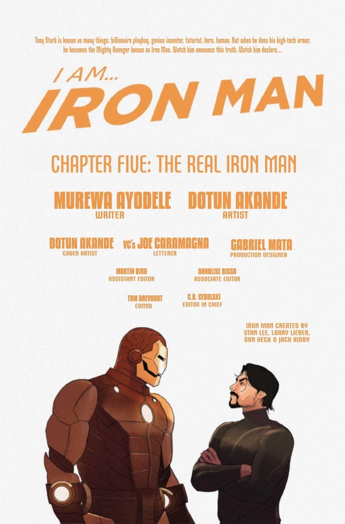 I AM IRON MAN #5 (OF 5)