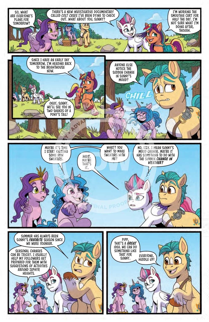 IDW ENDLESS SUMMER MY LITTLE PONY CVR B LAWRENCE