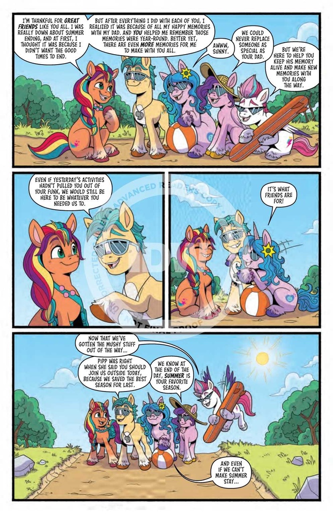 IDW ENDLESS SUMMER MY LITTLE PONY CVR B LAWRENCE