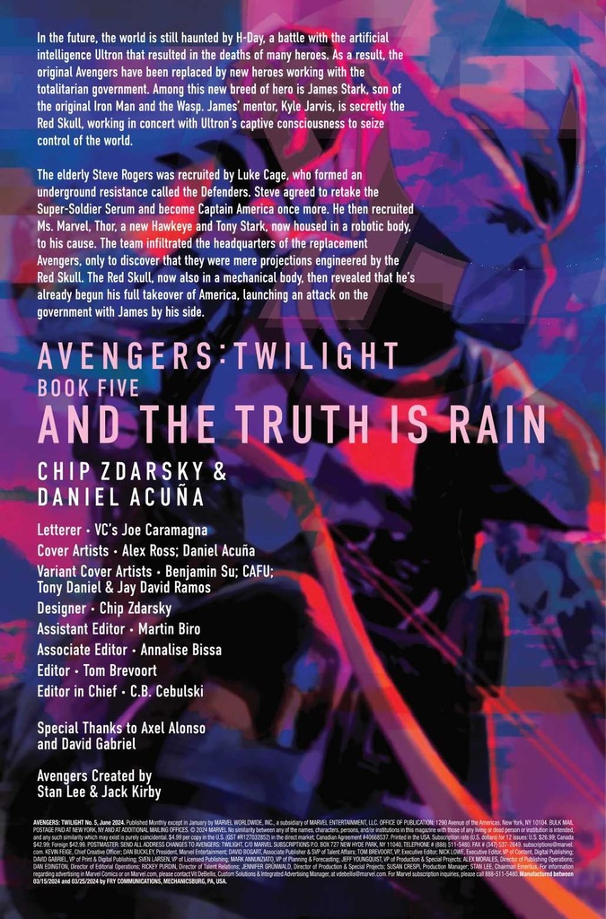 AVENGERS TWILIGHT #5