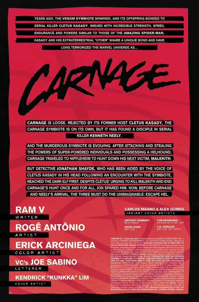 CARNAGE #7