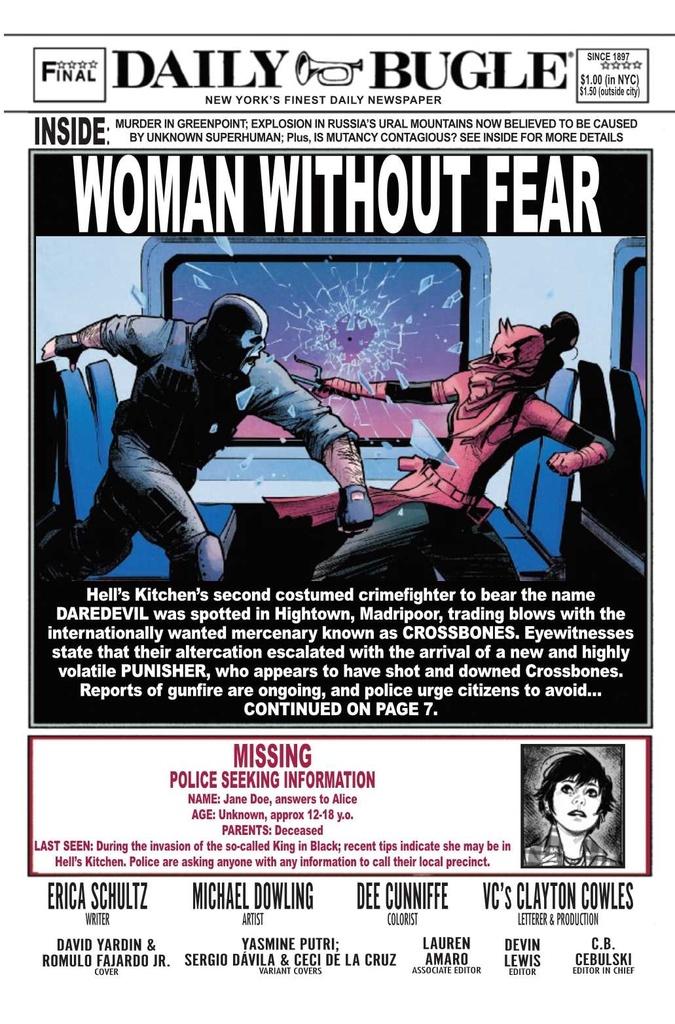 DAREDEVIL WOMAN WITHOUT FEAR #2 (OF 4)