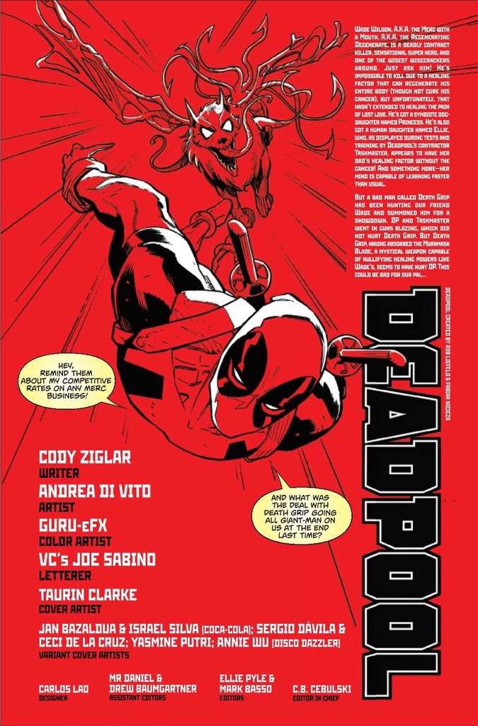 DEADPOOL #5 TBD ARTIST VAR