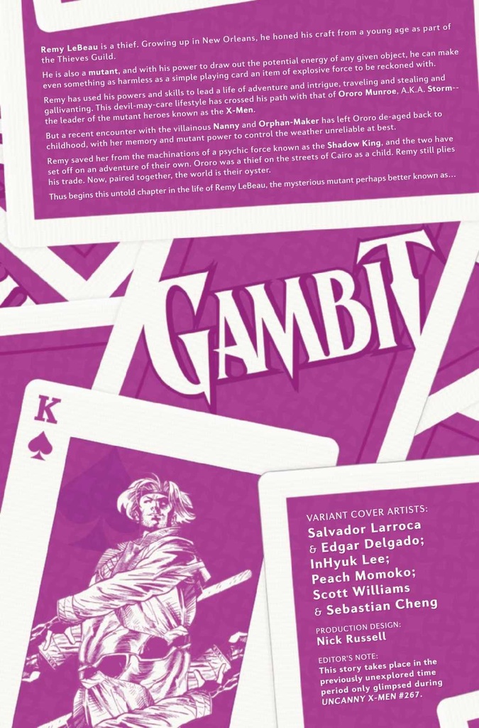 GAMBIT #1 (OF 5) LEE VAR