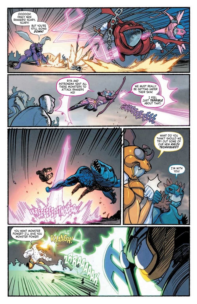 GODZILLA VS MMPR II #4 CVR A RIVAS