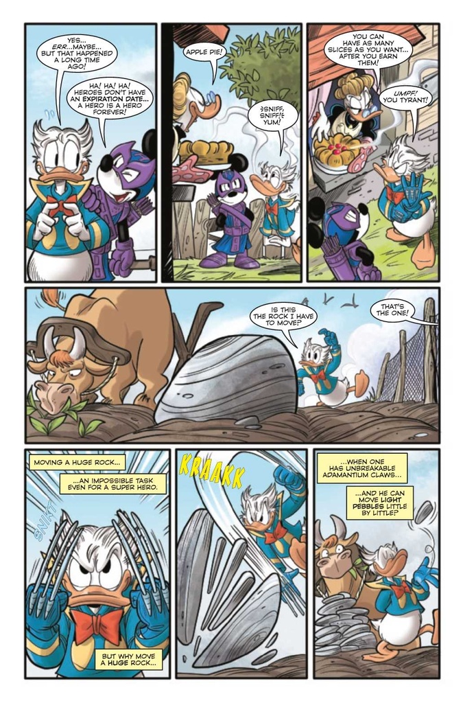 MARVEL DISNEY WHAT IF DONALD DUCK BECAME WOLVERINE #1 VAR