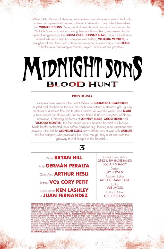 MIDNIGHT SONS BLOOD HUNT #3