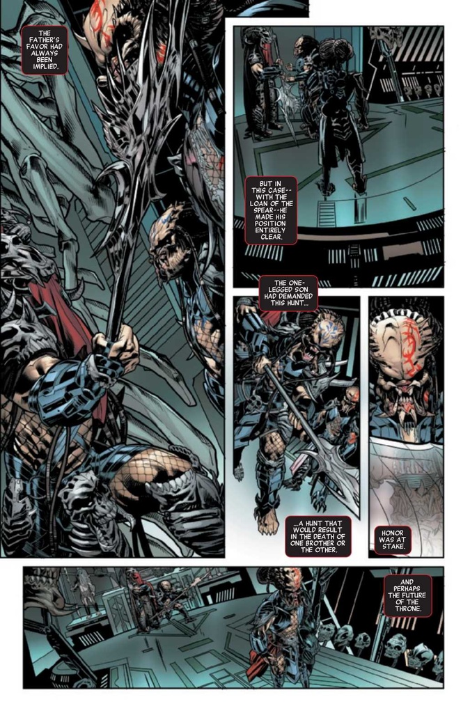 PREDATOR VS BLACK PANTHER #1 (OF 4) BLANK VAR