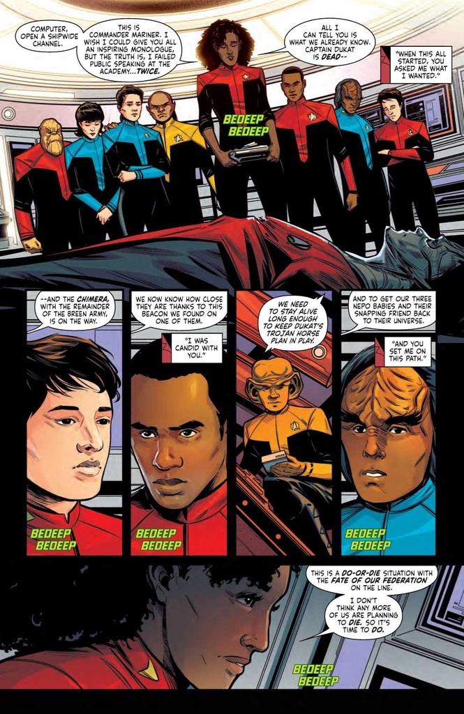 STAR TREK SONS OF STAR TREK #4 CVR A BARTOK