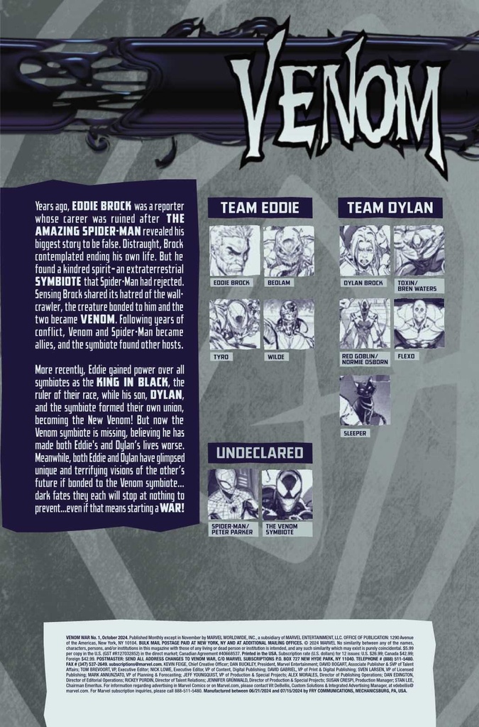 VENOM WAR #1