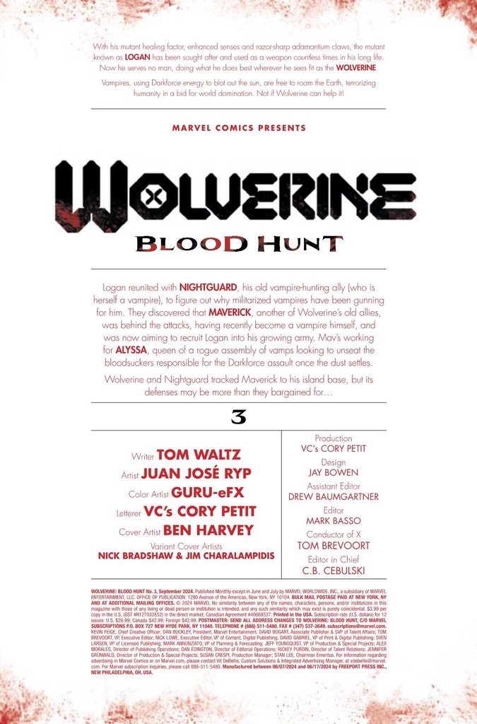 WOLVERINE BLOOD HUNT #3