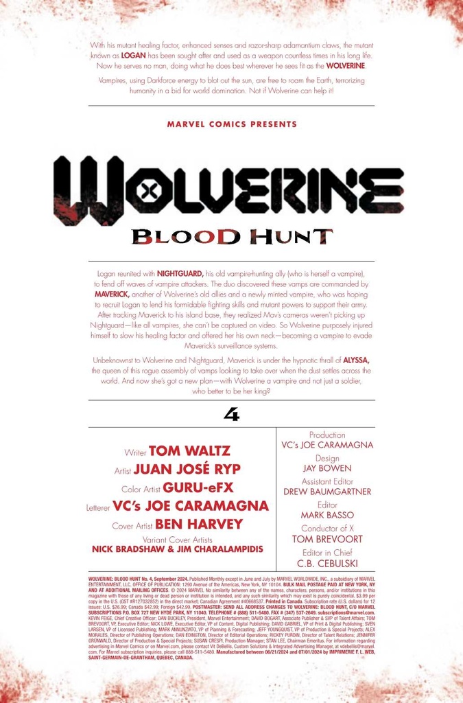 WOLVERINE BLOOD HUNT #4