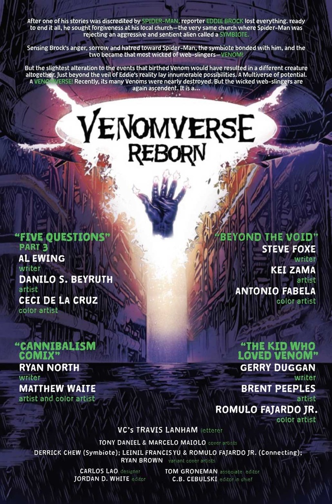 VENOMVERSE REBORN #3 (OF 4) TBD ARTIST SYMBIOTE VAR