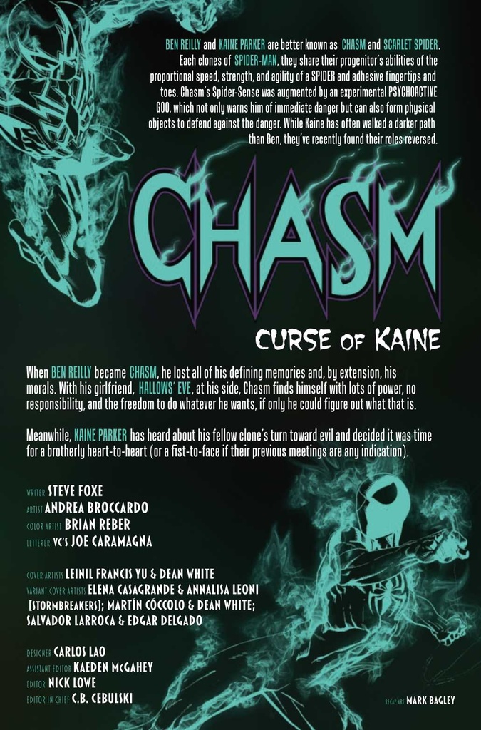 CHASM CURSE OF KAINE #1 (OF 4) MARTIN COCCOLO VAR