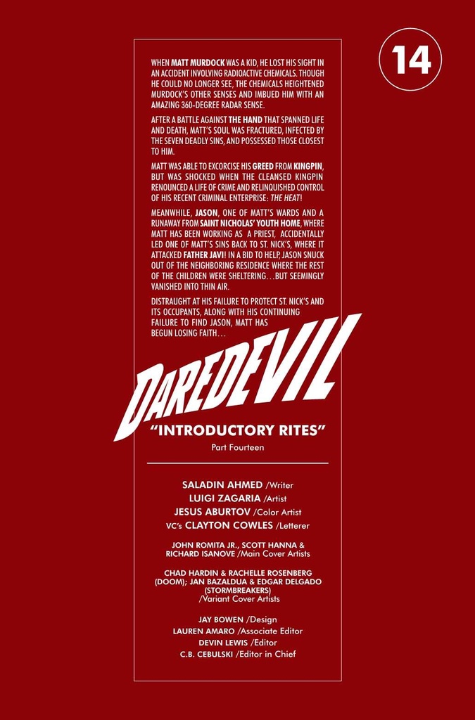 DAREDEVIL #14