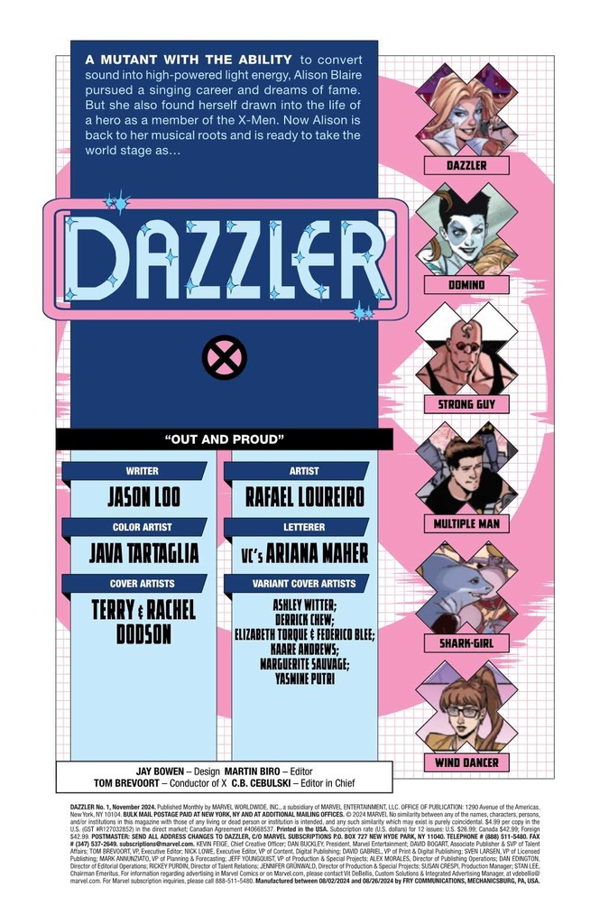 DAZZLER #1 (OF 4)