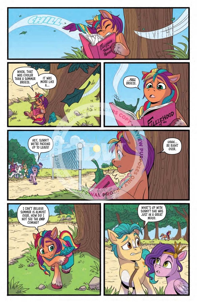 IDW ENDLESS SUMMER MY LITTLE PONY CVR B LAWRENCE