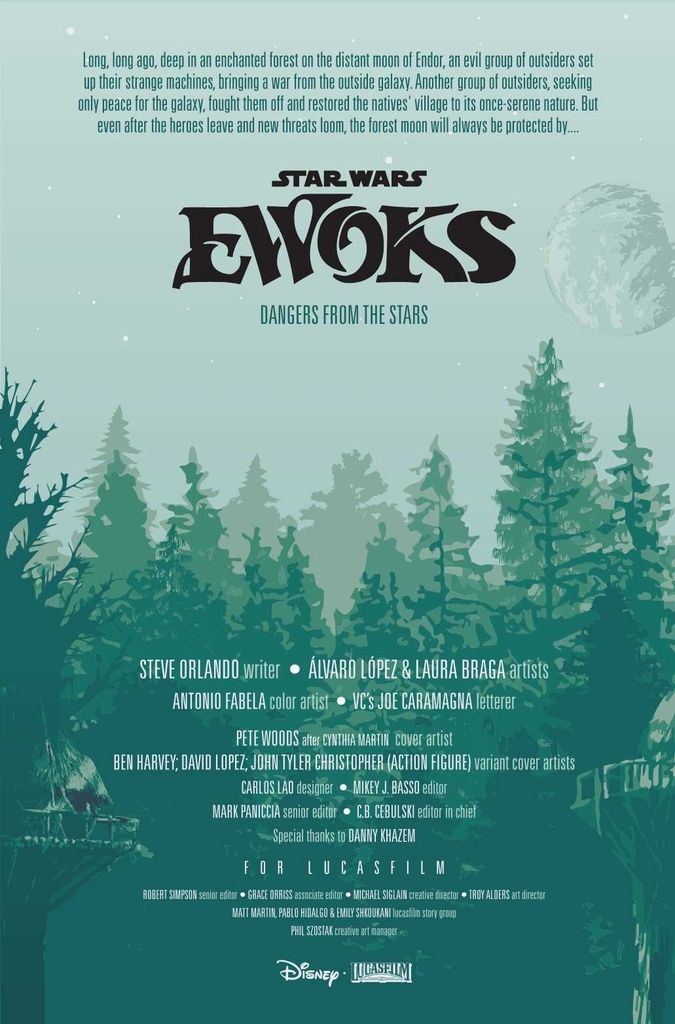 STAR WARS EWOKS #1 (OF 4) BEN HARVEY VAR