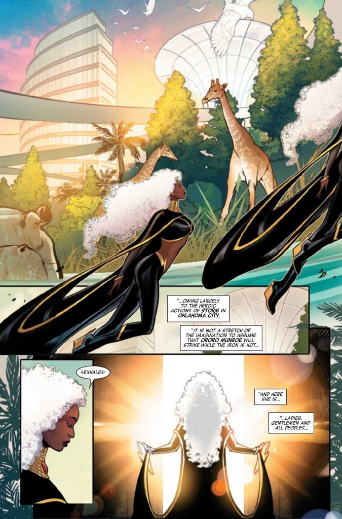 STORM #1 CHECCHETTO DOOM CONQUERS MARVEL UNIVERSE VAR