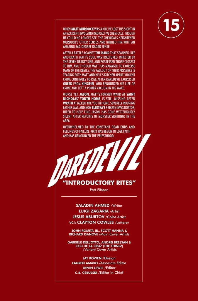 DAREDEVIL #15