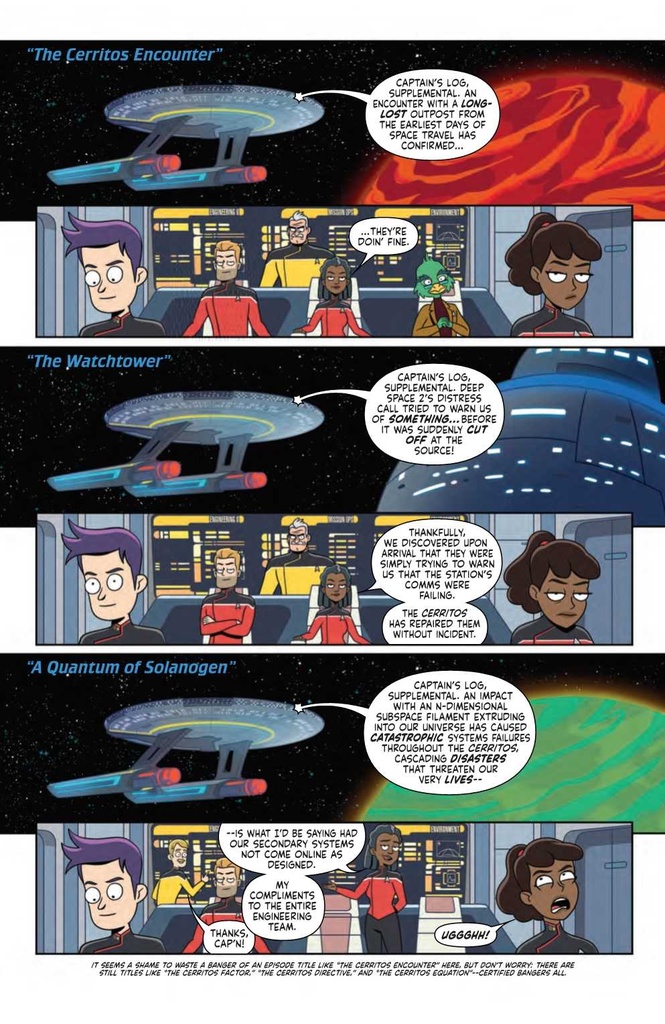 STAR TREK LOWER DECKS #1 CVR B HUANG