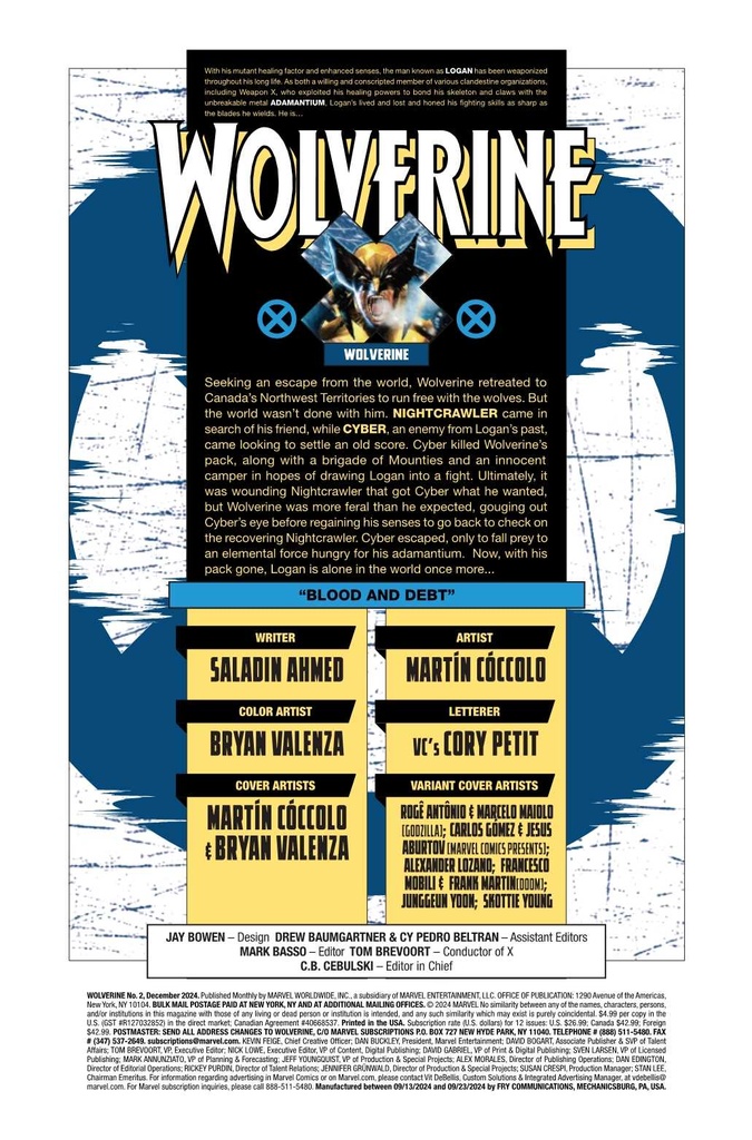 WOLVERINE #2